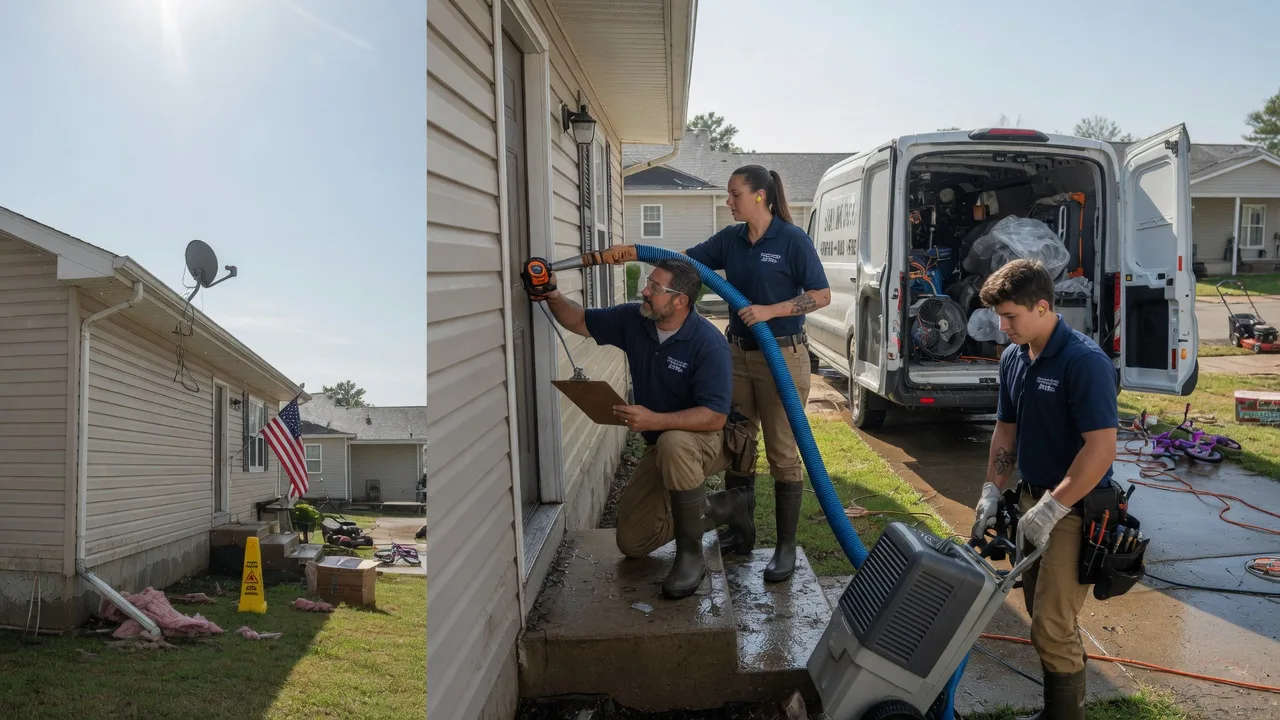 Ceiling Water Damage Restoration in Grant, IA near me